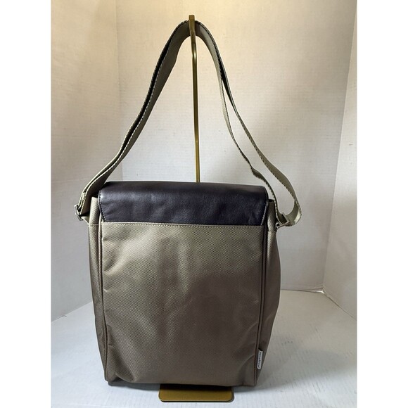 BRIGS Bag PININFARINA Messenger Shoulder Bag Strap Leather Canvas Magnetic - Picture 3 of 16